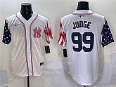 Men's New York Yankees #99 Aaron Judge White American Style Limited Stitched Jersey,baseball caps,new era cap wholesale,wholesale hats